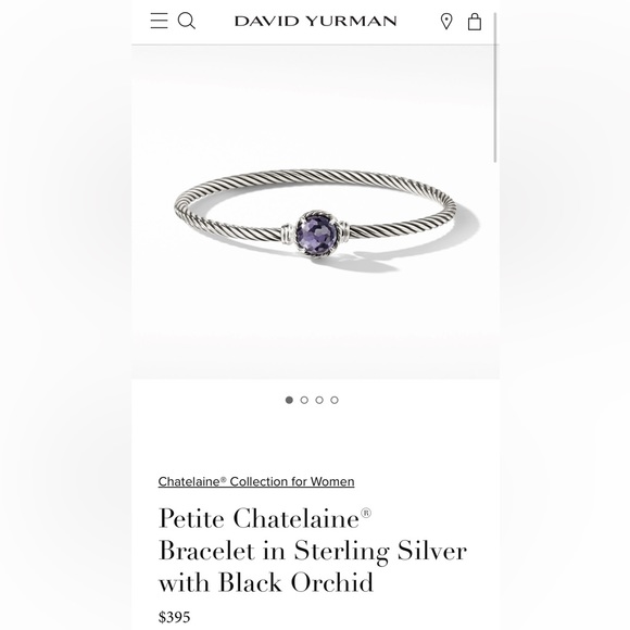 David Yurman Chatelaine® Bracelet with Amethyst and Diamonds - Picture 1 of 4